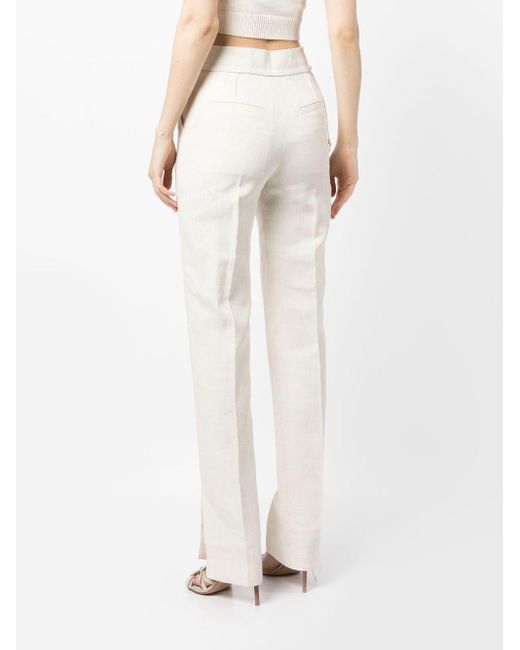 Pantalones de vestir Le Pantalon Tibau Brodé Jacquemus de color White