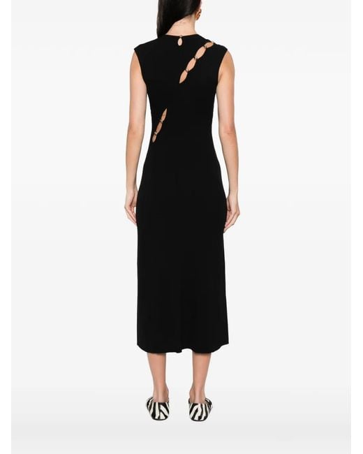 Abito Midi Con Cut-Out di Maje in Black