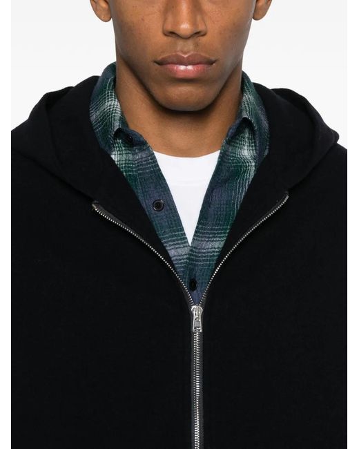 Cellar Door Black Hooded Jacket for men