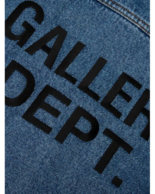 GALLERY DEPT. Blue Washed Denim Jacket for men