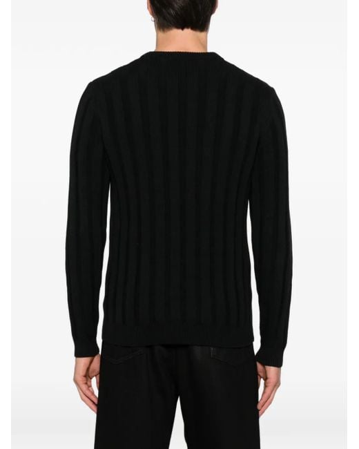 Pull À Design Côtelé Diktat pour homme en coloris Black