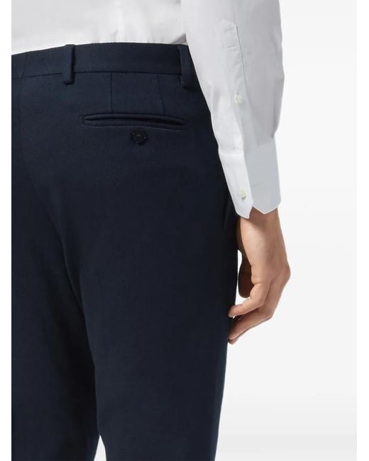 Billionaire Blue Crest Chino Trousers for men