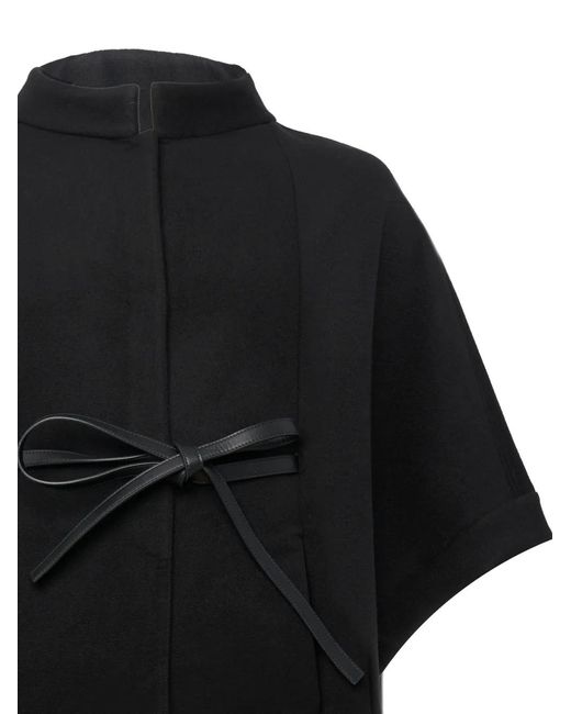 Franzese Collection Black Belted Cape
