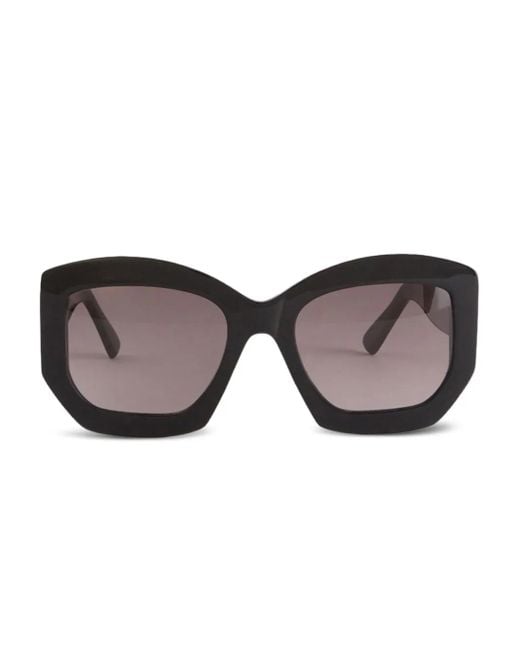 Occhiali Da Sole Geometrici Con Logo di Emilio Pucci in Black