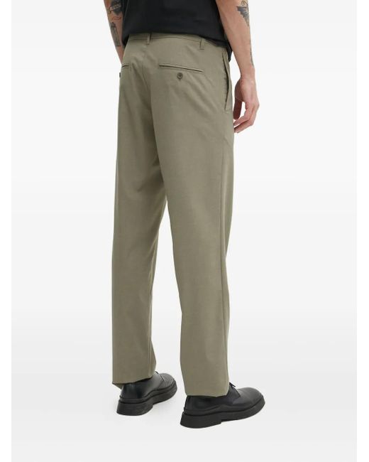 Samsøe & Samsøe Green Buttoned-Pocket Tailored Trousers for men