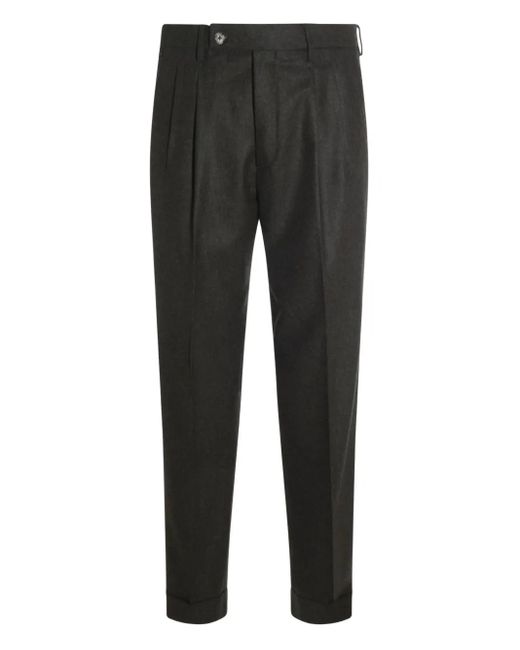 GTA IL PANTALONE Hose mit plissierten Bündchen in Black für Herren