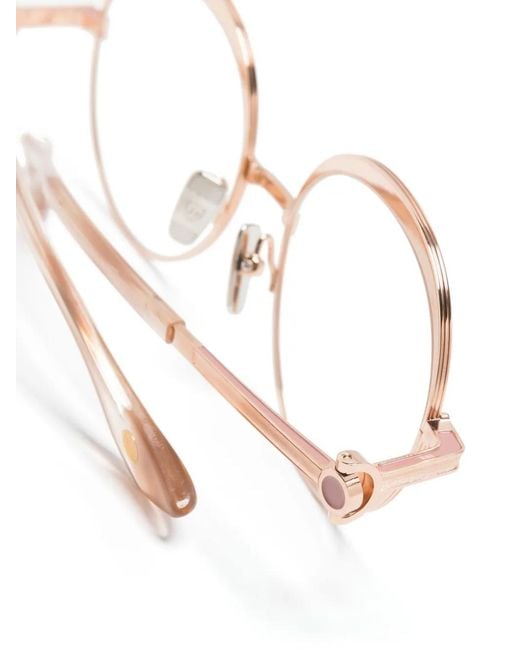 Dita Eyewear Natural Goolah Round-Frame Glasses