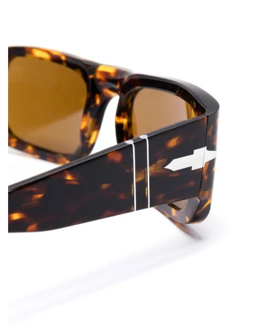 Persol Brown Tortoiseshell-Effect Sunglasses