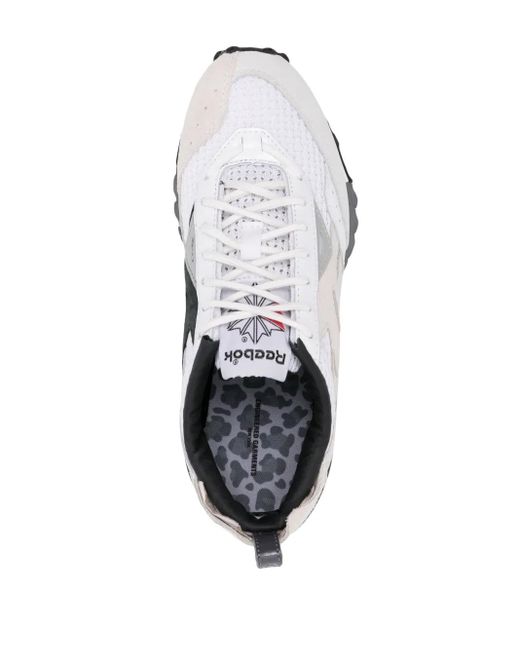 Reebok White Lx 2200 Low-Top Sneakers for men