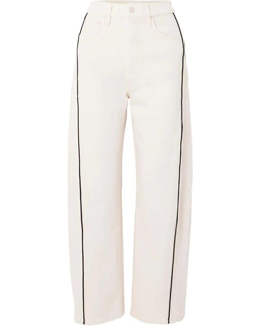 Mother White The Half Pipe Jeans