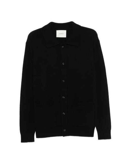 Lisa Yang Black Cardigan Maximilian for men