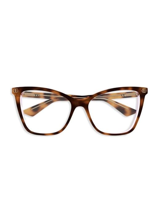 Gucci Brown Interlocking G Glasses