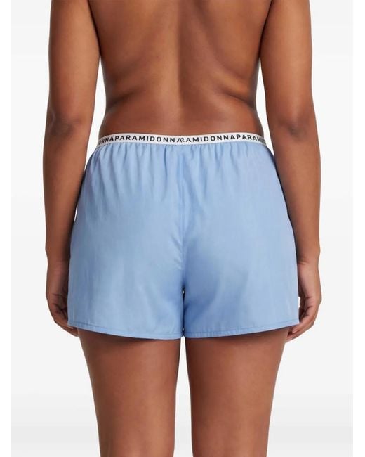 Paramidonna Blue Tessa Beach Shorts