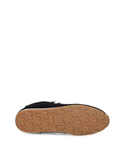 Jeffrey Campbell Black Shelter Crystal-Embellished Faux-Pearl Sneakers