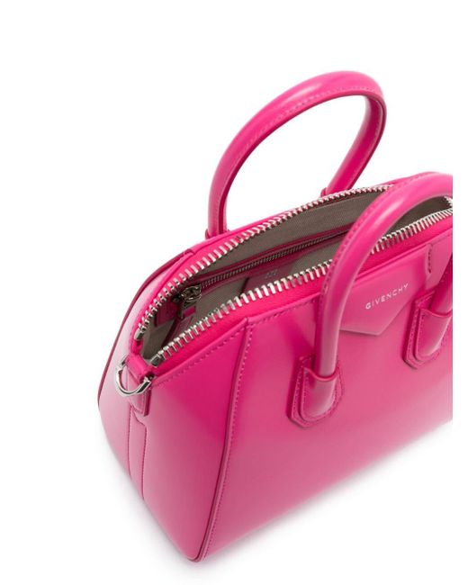 Bolso shopper Antigona mini Givenchy de color Pink