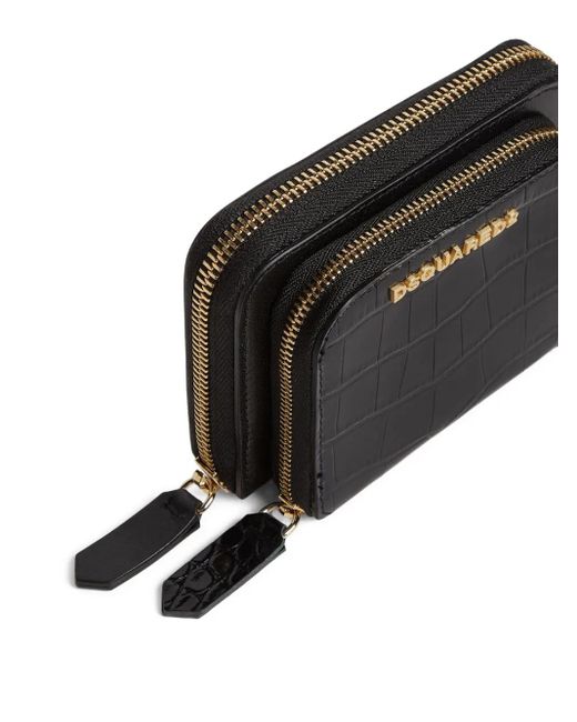 DSquared² Black Leather Wallet