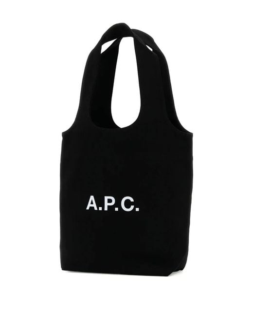 A.P.C. Black Tote Ninon Small