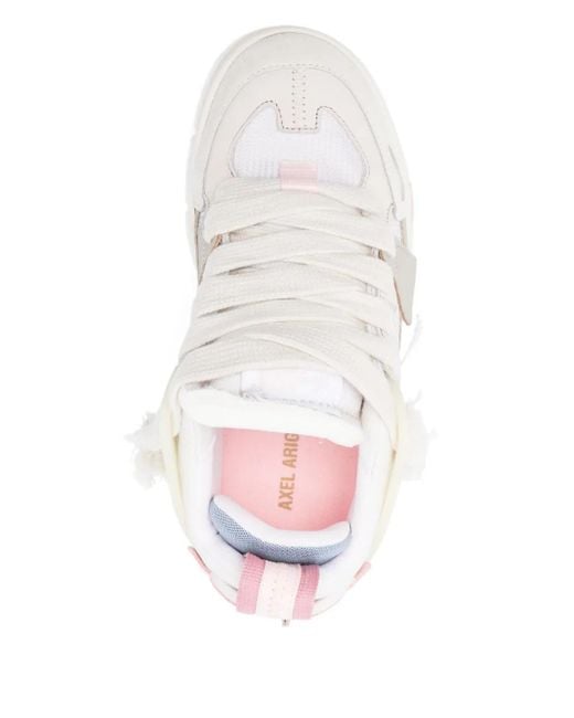Axel Arigato White Area Patchwork Sneakers
