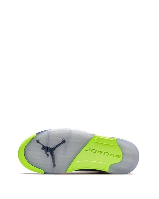 Nike Blue Air 5 Retro "Alternate Bel-Air" Sneakers for men