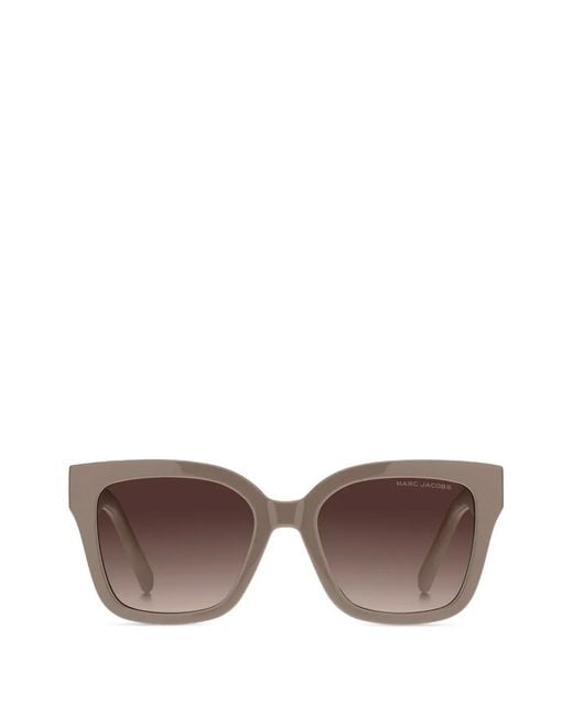 Marc Jacobs Brown Square Sunglasses