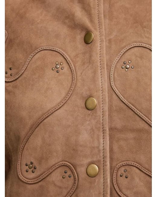 INTROPIA Blue Embellished Buttoned Jacket