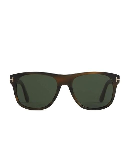 Tom Ford Green Square-Frame Sunglasses