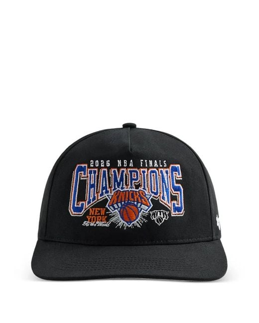Kith Black New York Knicks Hitch Baseball Cap for men