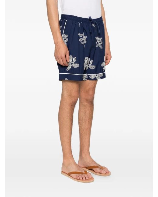 CHE Blue Flores Shorts for men
