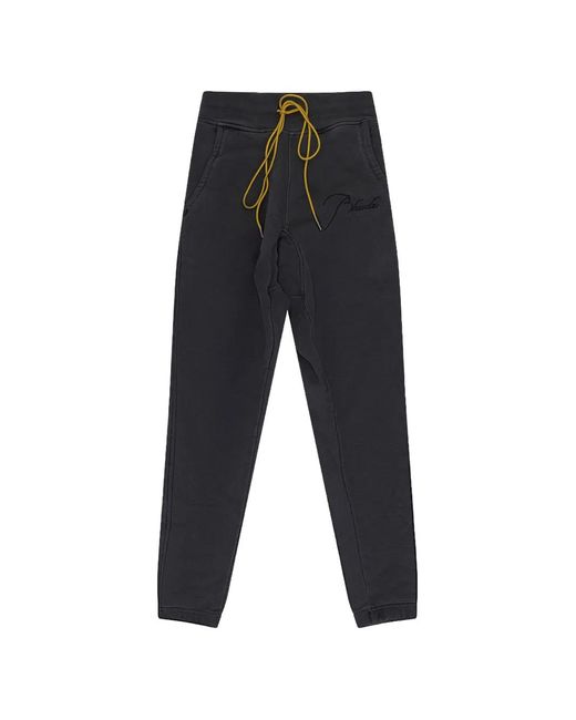 Rhude Blue Script Logo Track Pants for men