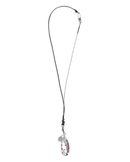 Our Legacy White Angler Necklace for men