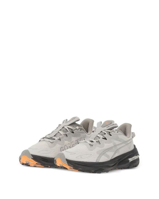 PUMA White Fast-Trac Nitro 3 Gtx Trail Sneakers