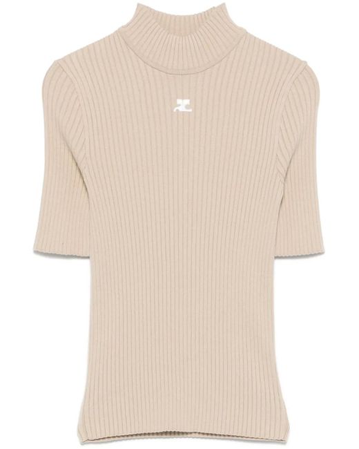 Courreges Reedition Tシャツ Natural