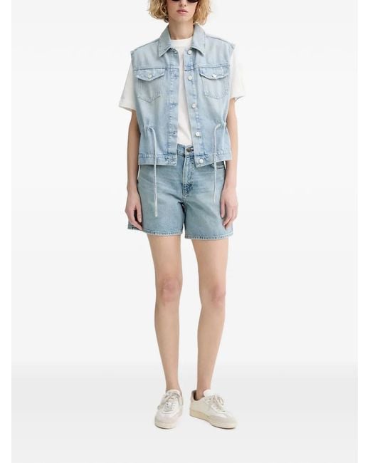 Marc O' Polo Blue Drawstring Denim Jacket