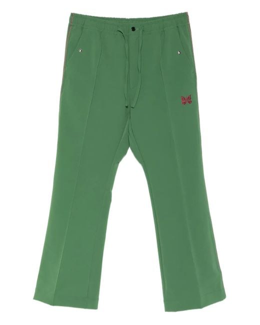 Pantalones con cordones y logo Needles de hombre de color Green