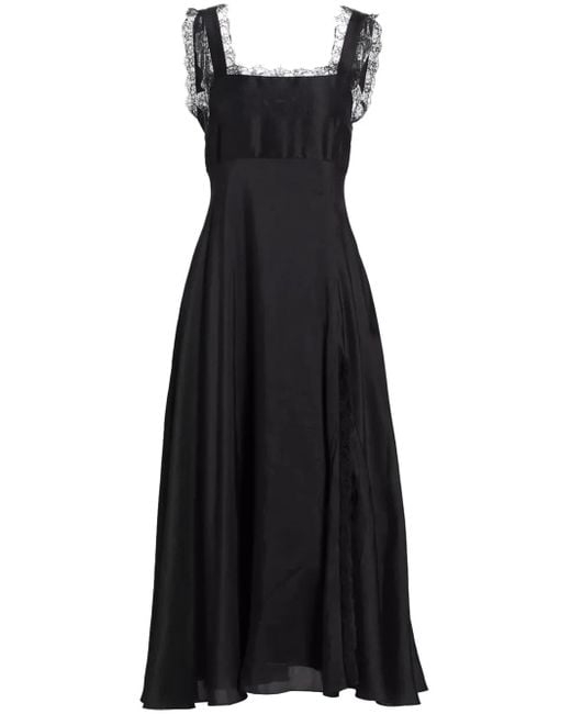 Azeeza Black Aubrey Midi Dress