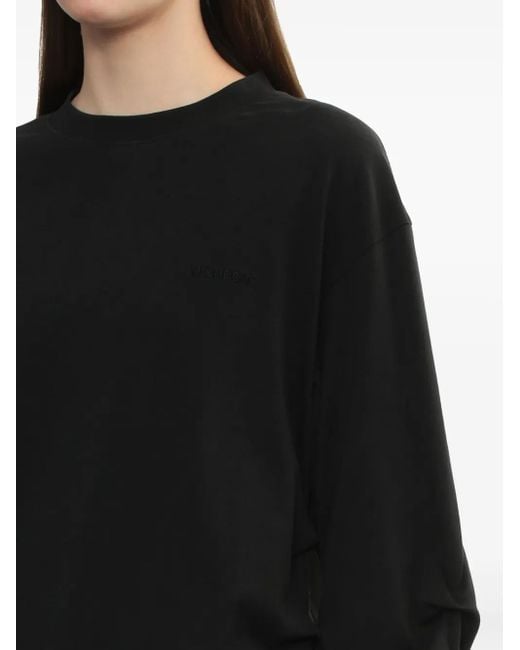 we11done Black Jersey Sweatshirt