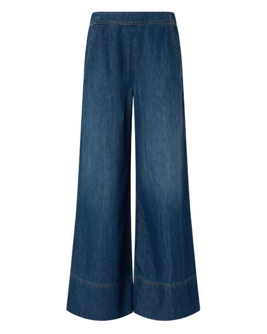 Pinko Blue Wide-Leg Jeans