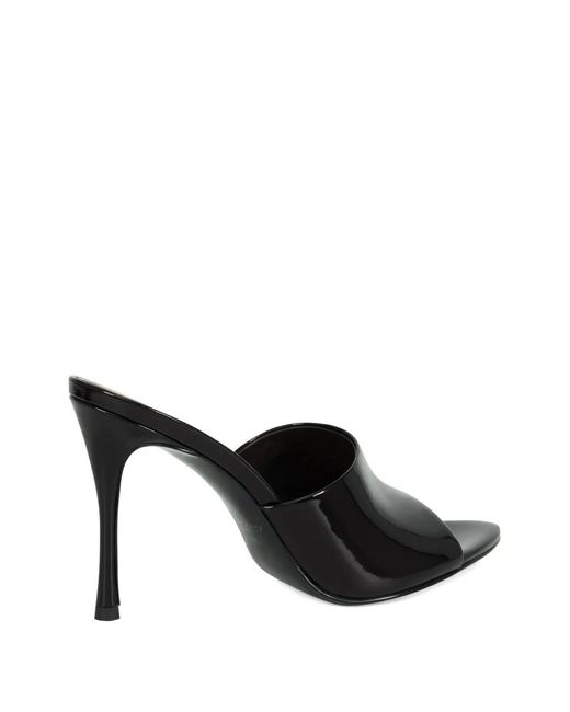 POTAMY Black Pointed Mules