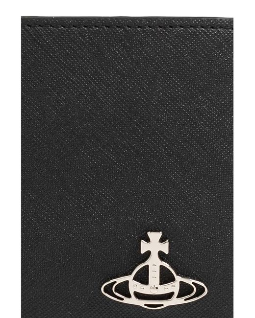 Vivienne Westwood Black Billfold Wallet for men