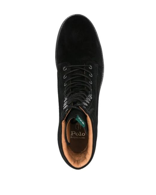 Polo Ralph Lauren Black Bryson Tall Boots for men