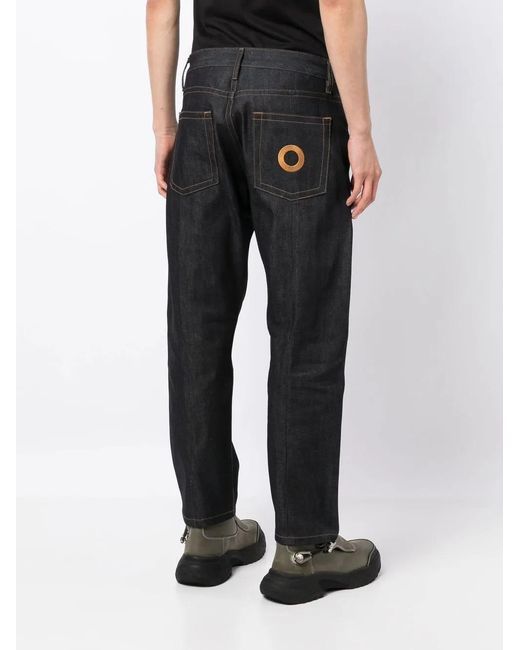 Craig Green Black Low-Rise Straight Jeans for men