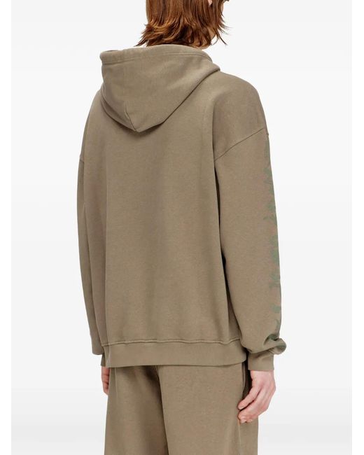 DIESEL Brown Hoodies for men