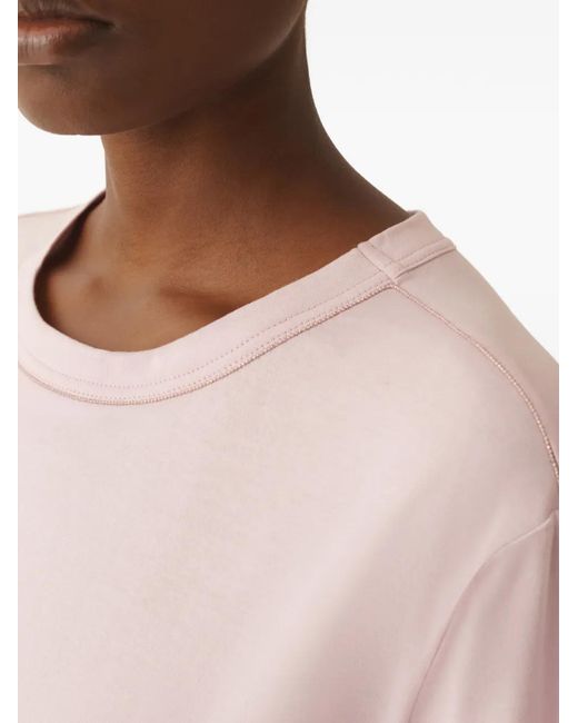 Fabiana Filippi Pink Cotton T-Shirt