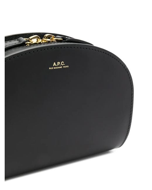 A.P.C. Demi Lune ショルダーバッグ ミニ Black