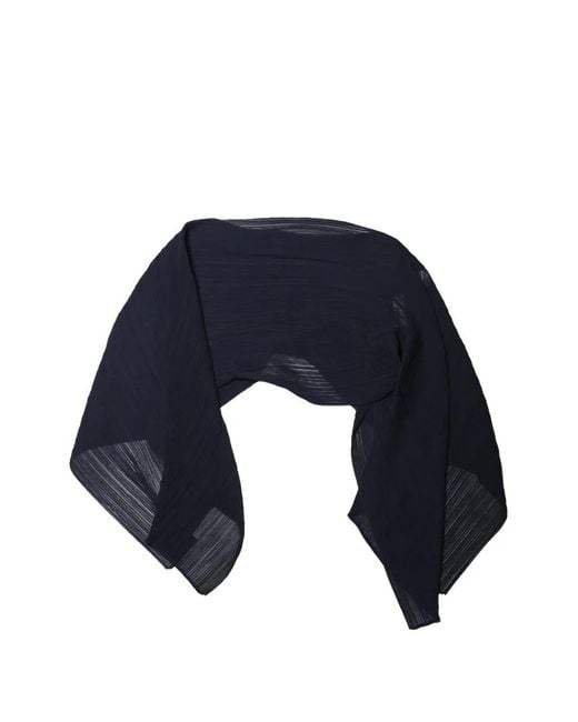 Pleats Please Issey Miyake Madame-T スカーフ ブルー | Lyst