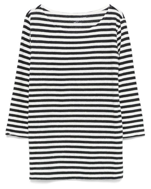 Majestic Filatures ストライプ トップ Black