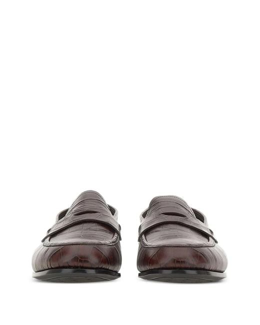 Fabi Brown Glove Loafers for men