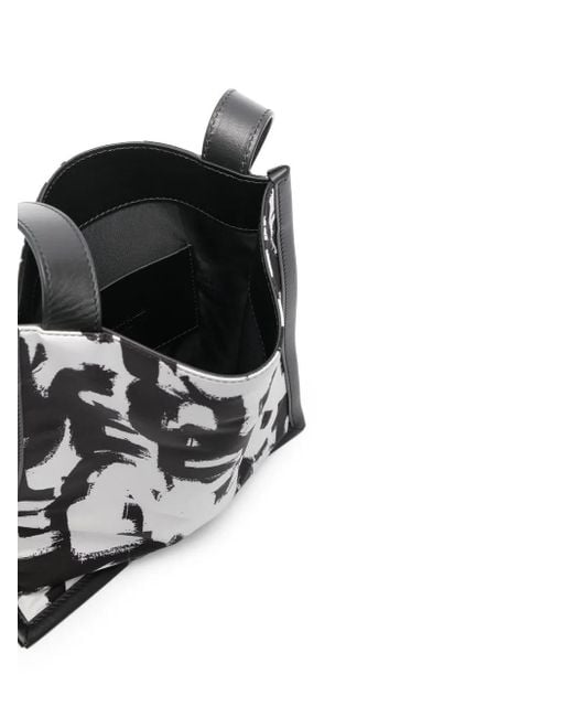 Alexander McQueen Schultertasche Mit Graffiti-Print in Black für Herren