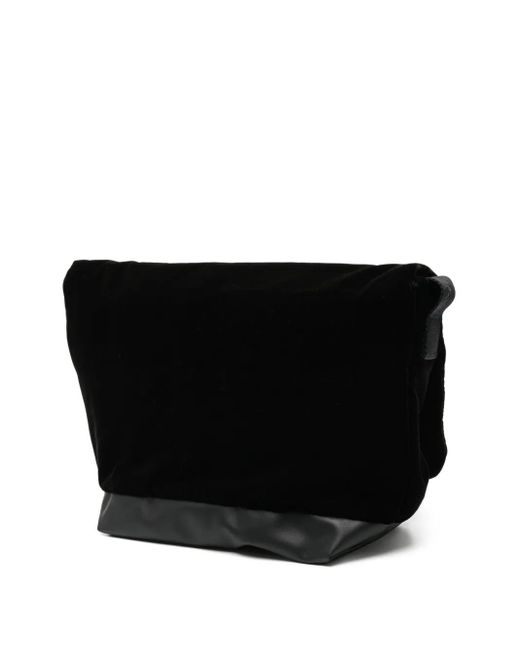 MASTERMIND WORLD Black Logo-Embroidered Shoulder Bag for men