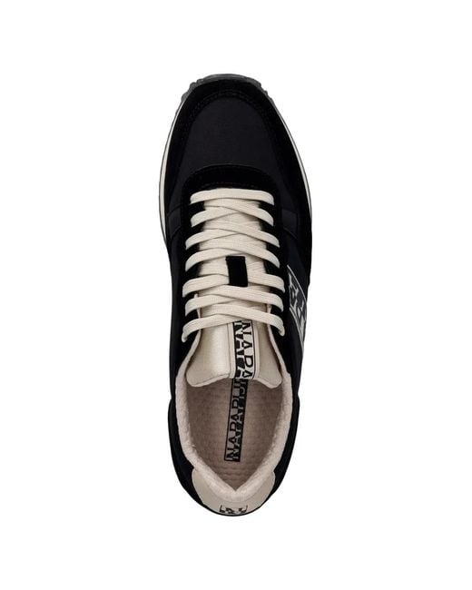 Napapijri Black Cosmos Nyp Low-Top Sneakers for men